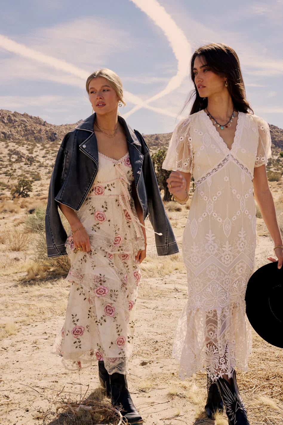Maxene Embroidered Midi Dress