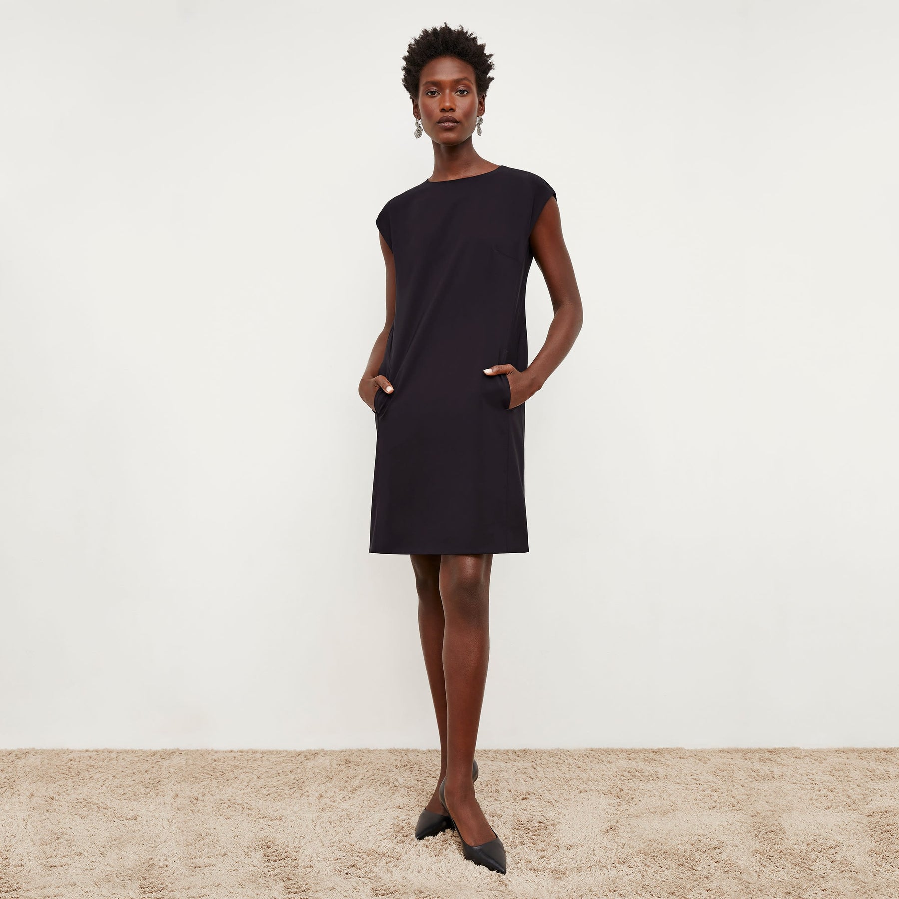 Maaza Travel Dress - OrigamiTech :: Black